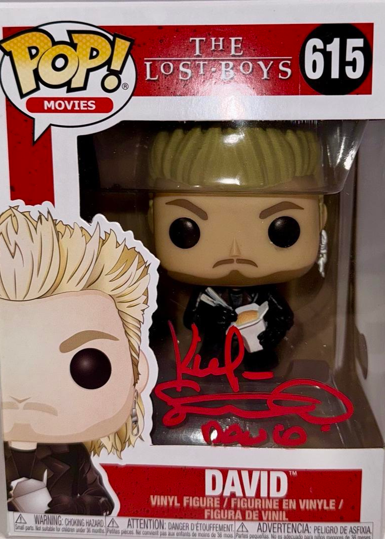 Keifer Sutherland Signed Funko Pop #615 "David" (The Lost Boys) - Beckett COA #02